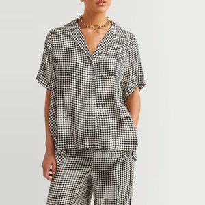 NWT DISSH Gaia Houndstooth Matching Set